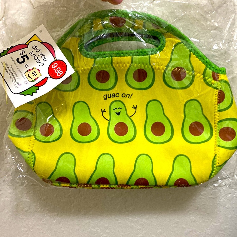 NWT Avocado Lunch Tote